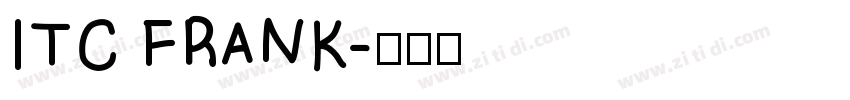 ITC FRANK字体转换